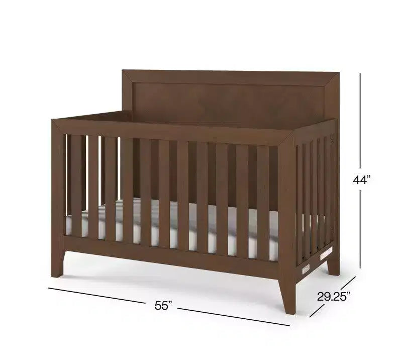 Child Craft Kieran Kinderbett-, Doppelkommoden- und Wäscheschrank-Set fürs Kinderzimmer, 3-teilig, inklusive 4-in-1-Umbaubett, Kommode und Wäscheschrank