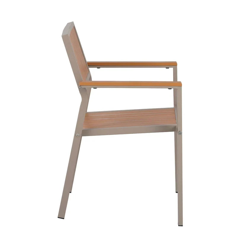 7-teiliges ausziehbares Esszimmer-Set mit ausziehbarem Tisch und 6 Armlehnstühlen