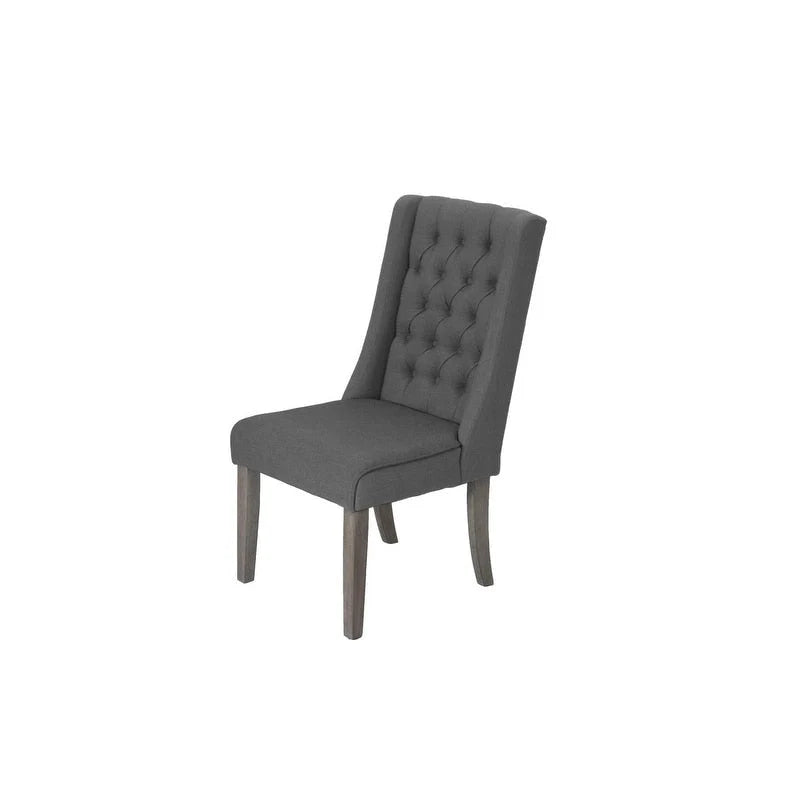 Ensemble de salle à manger rustique extensible gris Best Quality Furniture de 9 pièces