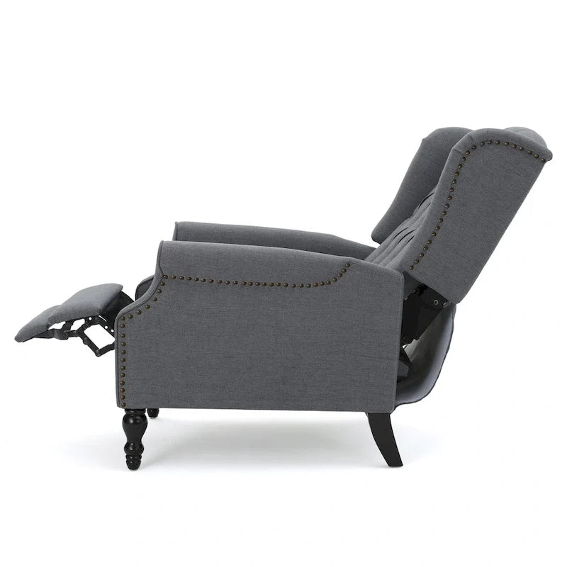 Fauteuils inclinables en tissu capitonné Walter (lot de 2) par Christopher Knight Home