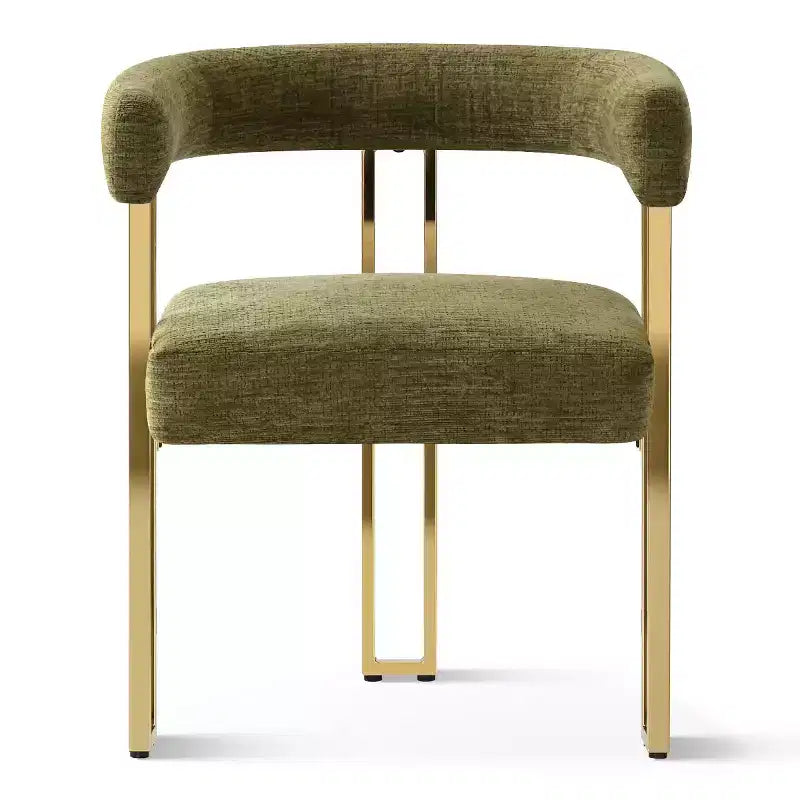 Uitbreidbare ronde tot ovale eettafelset met 4 fluwelen fauteuils, modern voetstukontwerp, geschikt voor maximaal 8 personen-Panipeachy