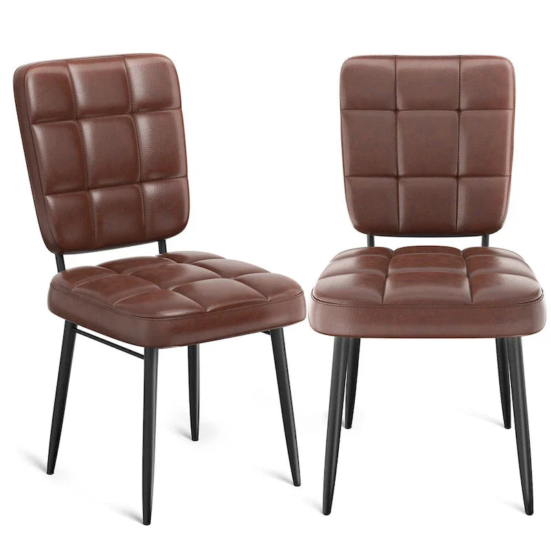 Moderne eetkamerstoelen, set van 2/4/6/8, gestoffeerde keukenstoelen met dik kussen voor de eetkamer