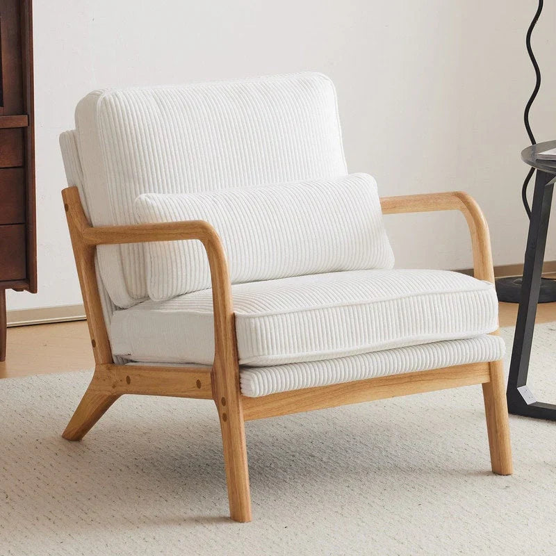 Fauteuil d’appoint rembourré moderne du milieu du siècle