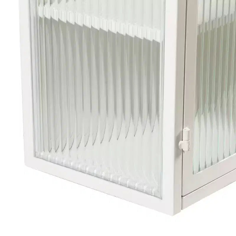 Okak moderne wandkast met 2 deuren, 3 vakken, glazen deuren, voor hal/eetkamer/woonkamer/keuken
