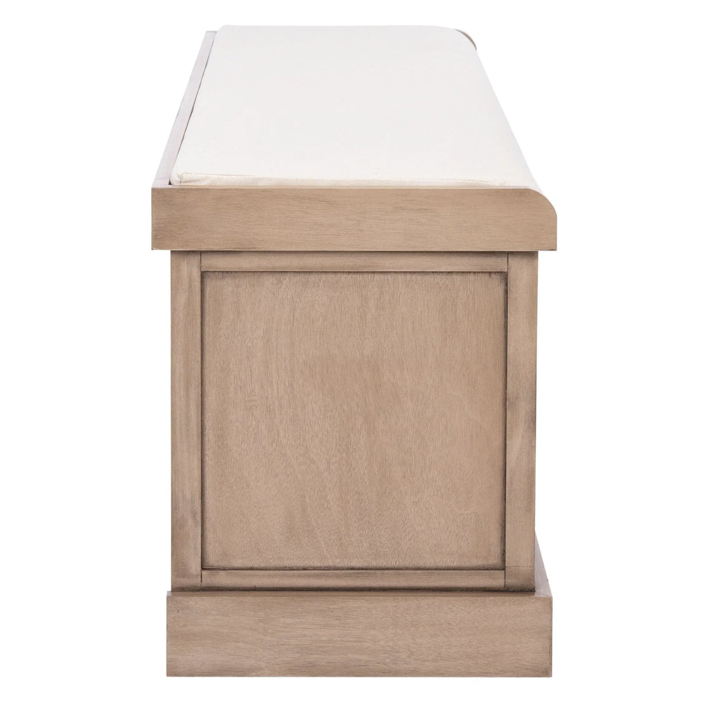 SAFAVIEH Fiorello minderli, 3 çekmeceli depolama pufu - 47.3 W x 15 L x 19 H - 47Wx15Dx19H
