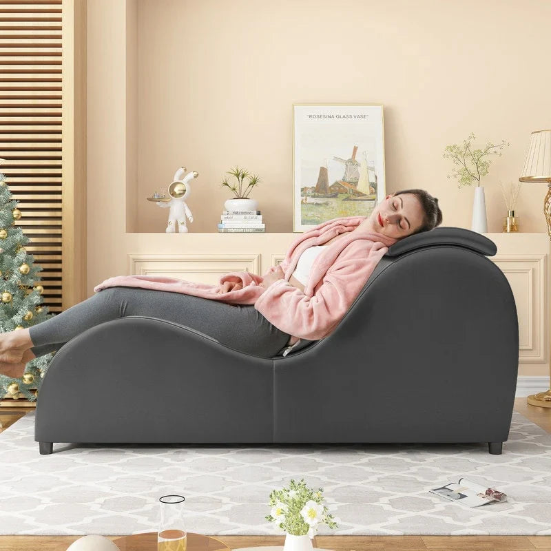Sedia da yoga da interno Mixoy, sedia chaise longue curva da yoga per adulti per stretching, esercizio e relax