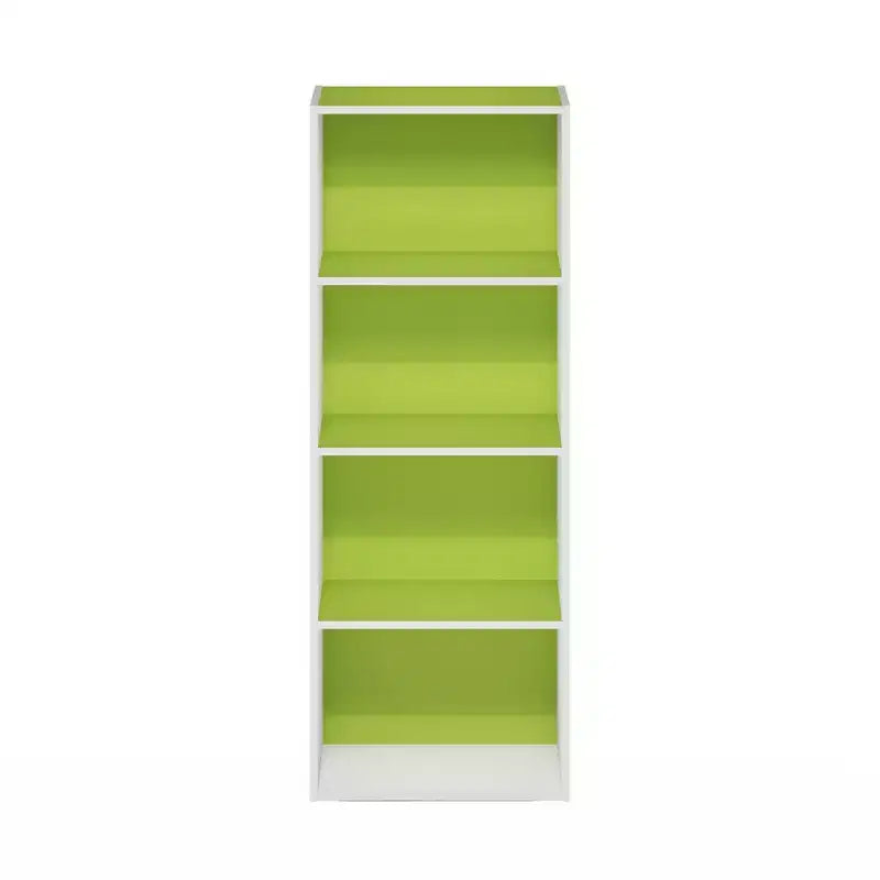 4-Tier Open Bookcase – 4-Cube Display Cabinet, Floor Standing Storage Shelves