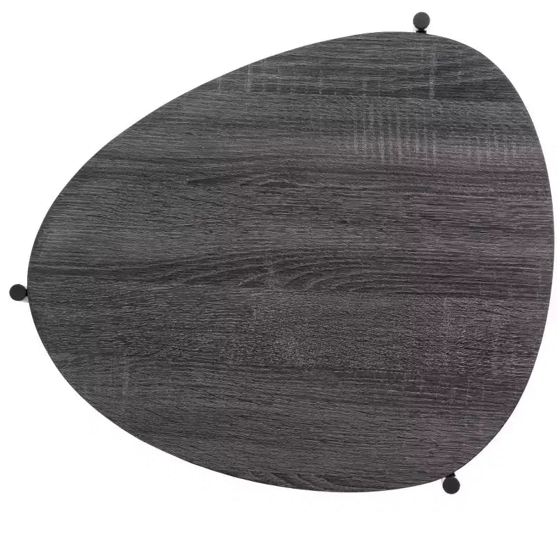 Sven Side Table – Dark Grey Oak/Black