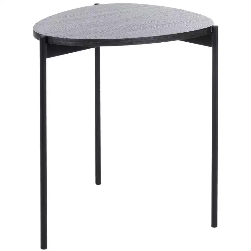 Sven Side Table – Dark Grey Oak/Black