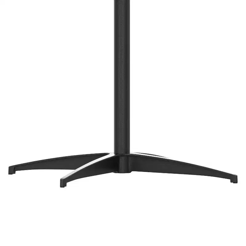 36" Round Wood Cocktail Table – Adjustable 30" or 42" Column Height