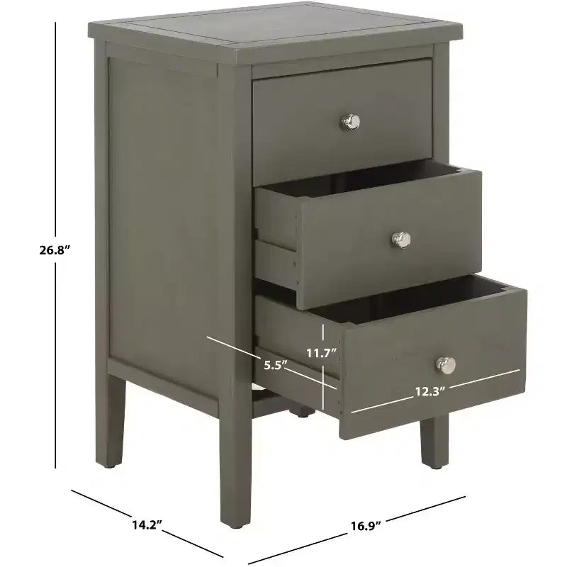 Deniz Nightstand with Storage