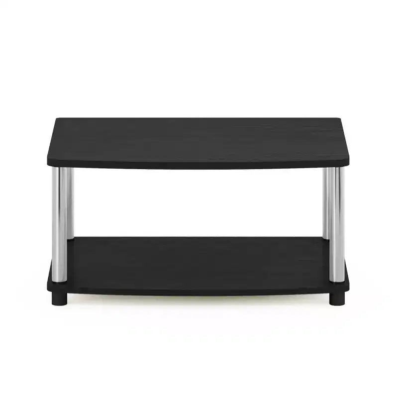 Industrial TV Stands Media Entertainment Center with 2-tier Open Storage Shelves