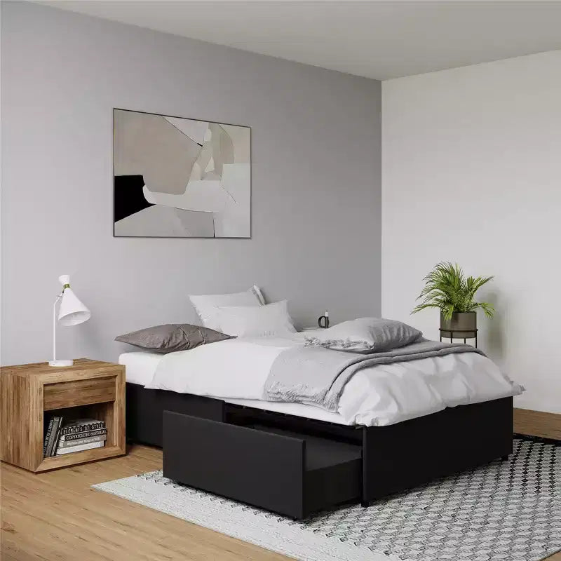 Platform Bed with Storage