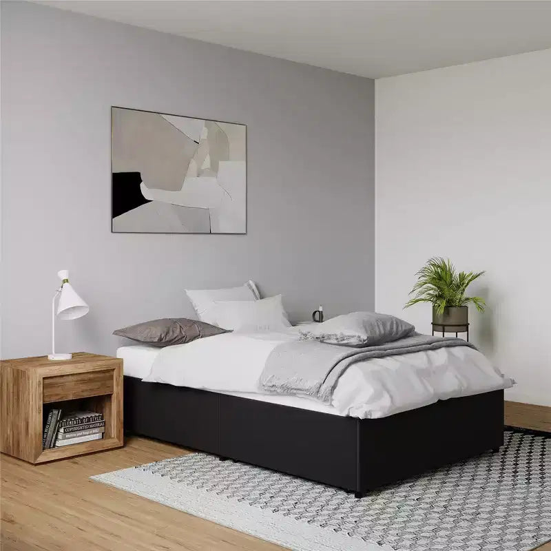 Platform Bed with Storage