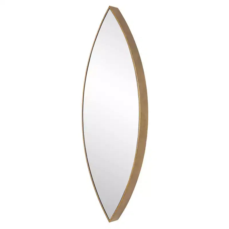 Ellipse Golden Bronze Wall Mirror – 14"x39¾"