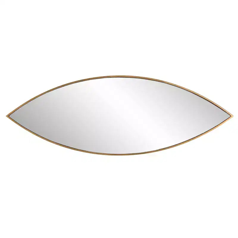 Ellipse Golden Bronze Wall Mirror – 14"x39¾"