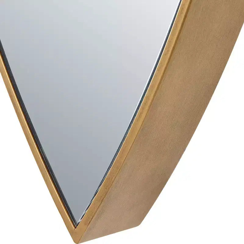 Ellipse Golden Bronze Wall Mirror – 14"x39¾"