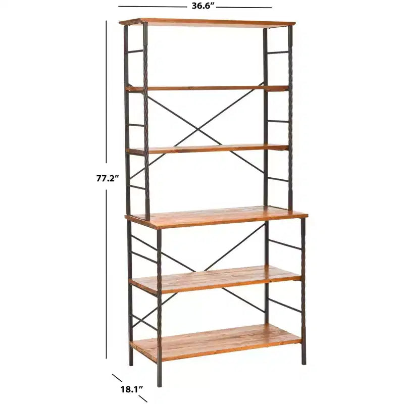 Bookshelf frame crafted of Fir Wood