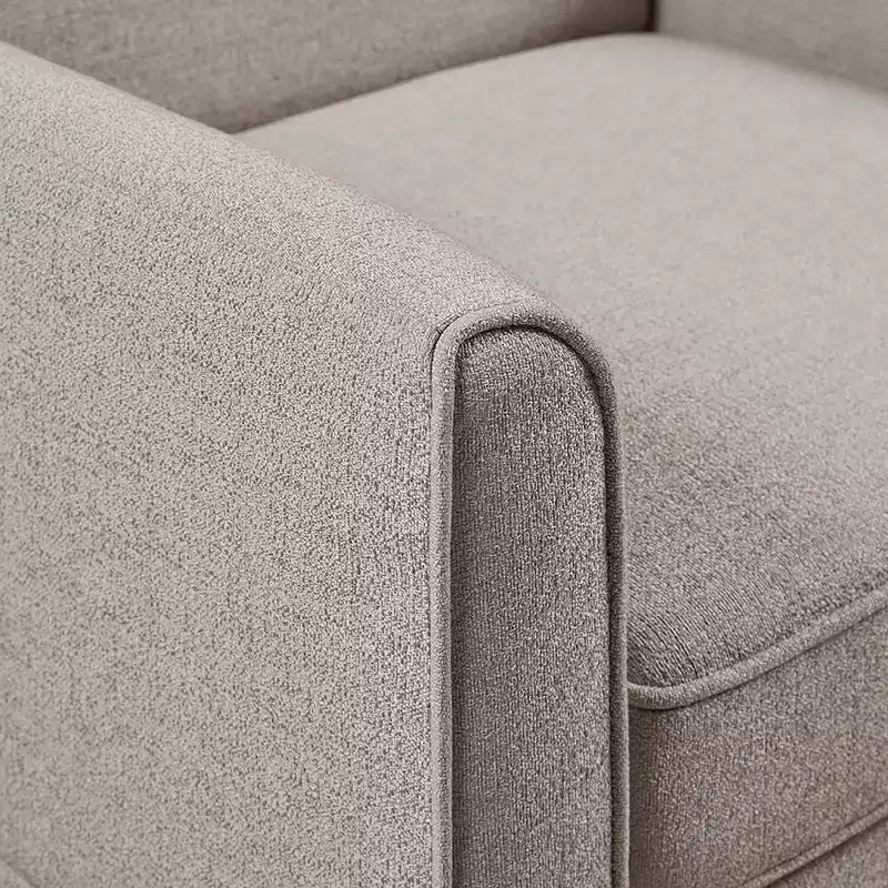 Slipcover Accent Armchair – Track Arm, Skirted Base, Removable Cushion