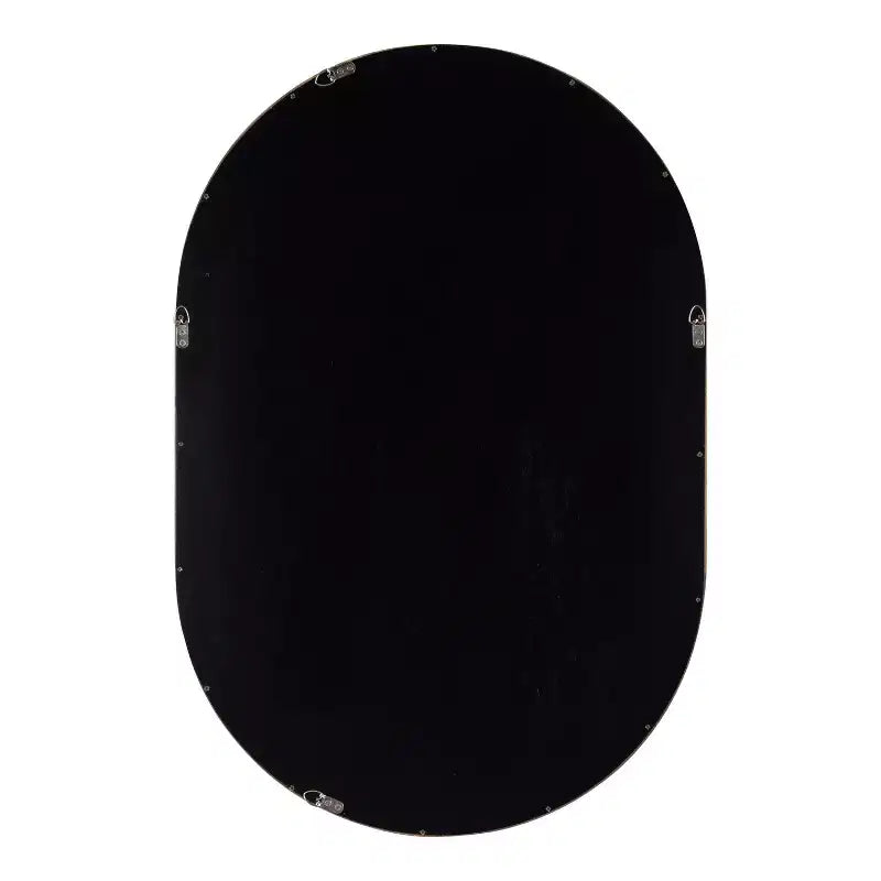 Wood Capsule Mirror, 24x36, Walnut Brown