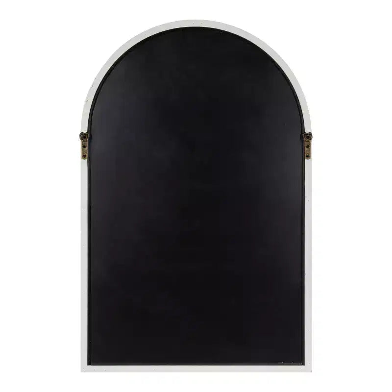 Windowpane Mirror – 24x36, White, Cathedral-Style