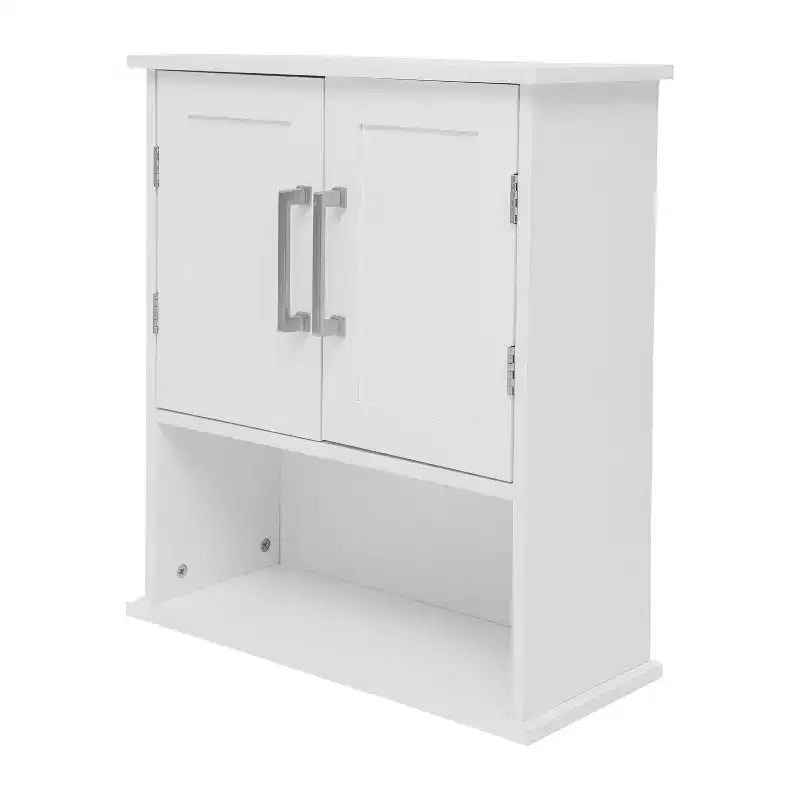 Wall Mounted Bathroom Medicine Cabinet – Adjustable Shelf, Dual Magnetic Doors, Display Shelf