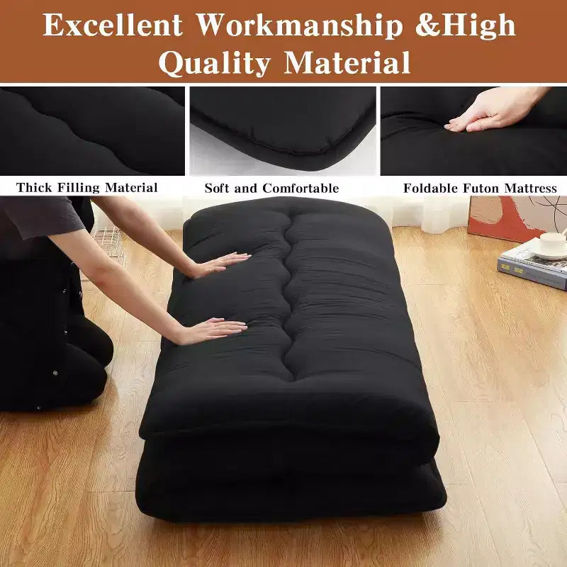 Japanische Futonmatratze, faltbare Schlafunterlage für den Boden, Tatami-Matte für Zuhause, Campingmatratze