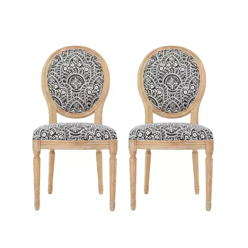 Set van 2 Phinnaeus-eetkamerstoelen - Christopher Knight Home