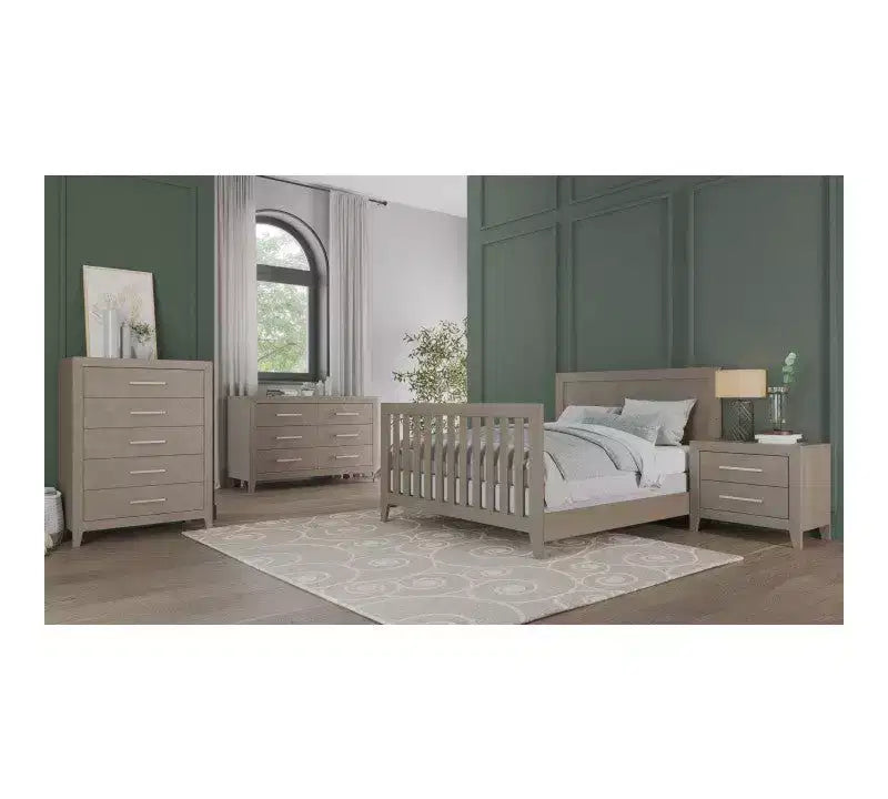 Child Craft Kieran Kinderbett-, Doppelkommoden- und Wäscheschrank-Set fürs Kinderzimmer, 3-teilig, inklusive 4-in-1-Umbaubett, Kommode und Wäscheschrank