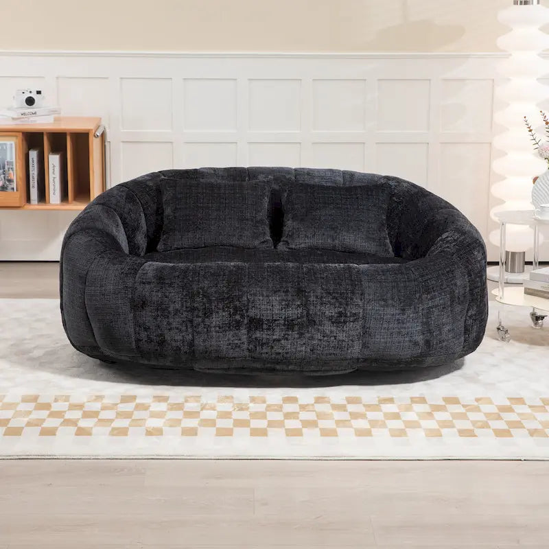 GDFStudio – Laurel Chenille-Sofa für 2 Personen mit hochdichtem Schaumstoff und übergroßem Komfort