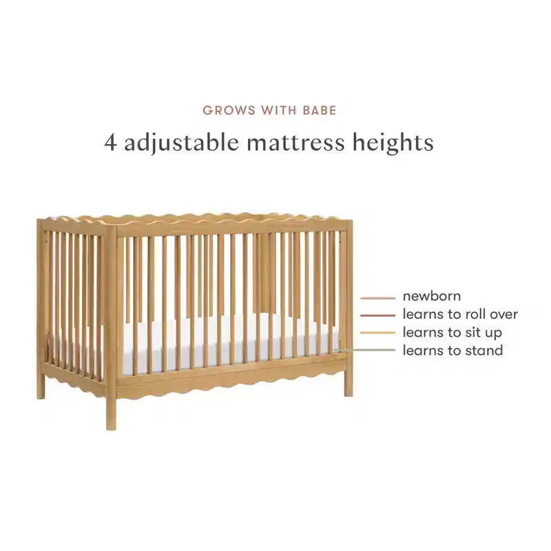 Babyletto Swell 4-in-1 ombouwbaar ledikant met ombouwset naar peuterbed