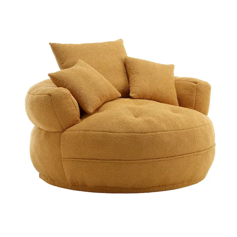 Fauteuil rond paresseux ?C blanc/bleu/gris/jaune/orange/rouge rosé/bleu marine/vert, une ou deux places