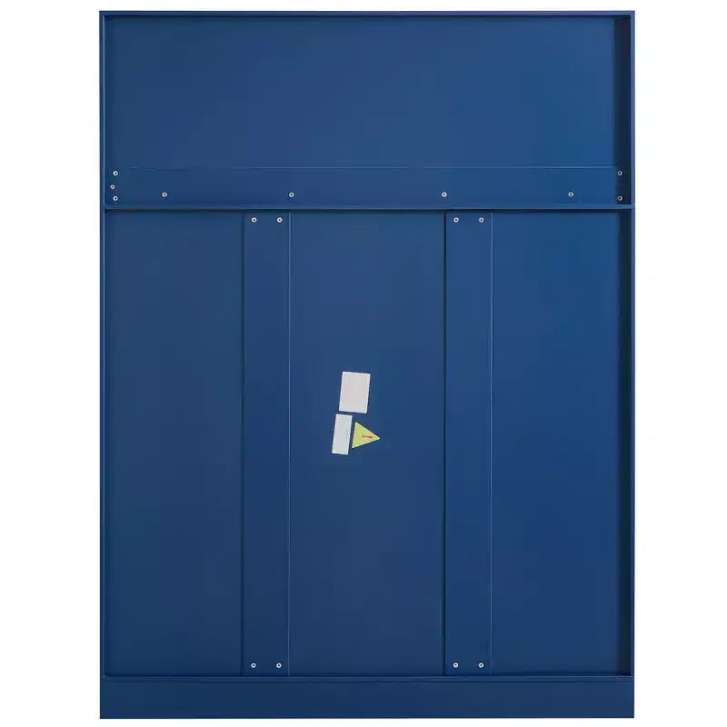 Garde-manger de cuisine autoportant Whisen de 180 cm de hauteur, grande armoire de rangement pour salle à manger avec 6 portes et étagères réglables