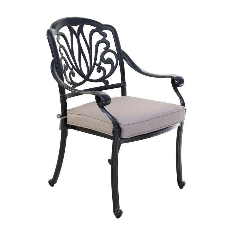 Manasquan 13-piece Gunmetal Aluminum Dining Set by Havenside Home