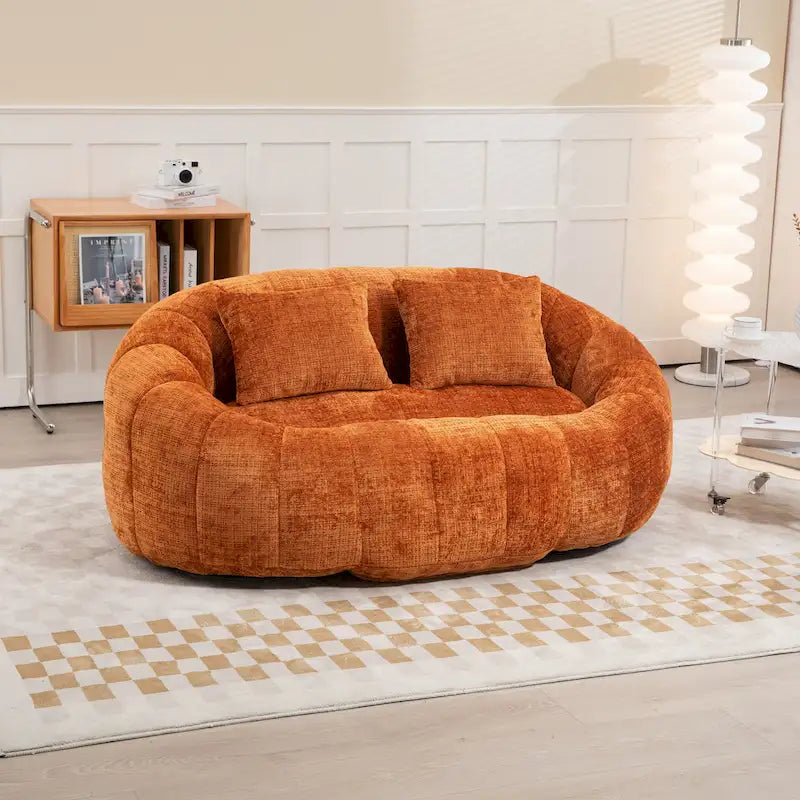 GDFStudio – Laurel Chenille-Sofa für 2 Personen mit hochdichtem Schaumstoff und übergroßem Komfort