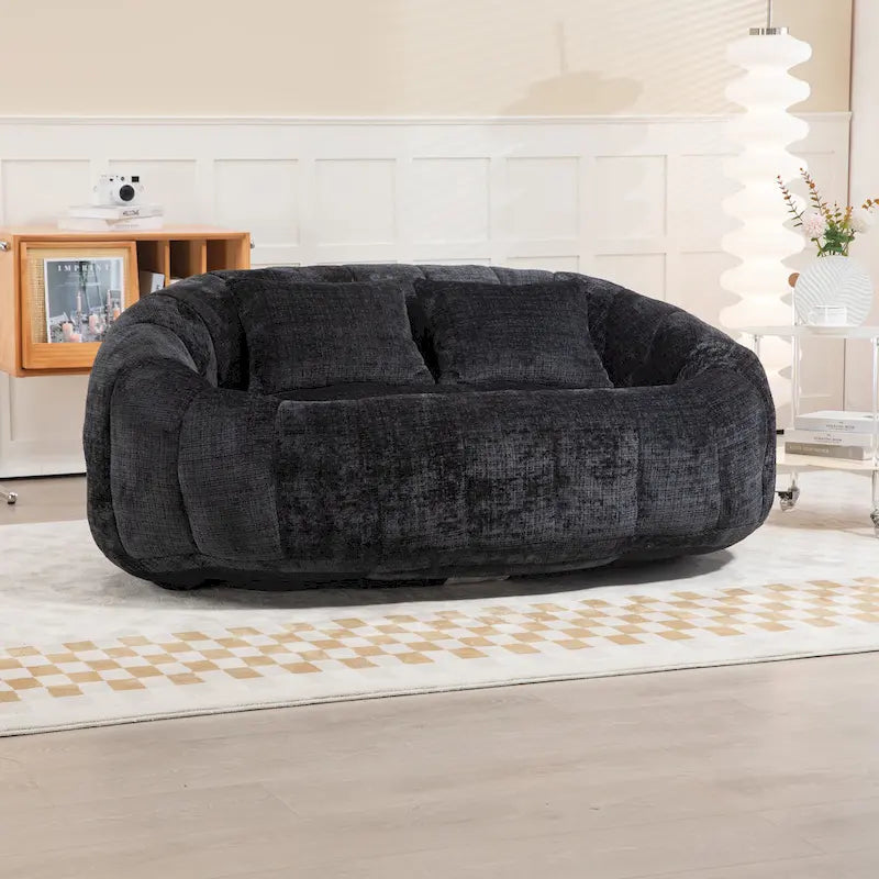 GDFStudio – Laurel Chenille-Sofa für 2 Personen mit hochdichtem Schaumstoff und übergroßem Komfort