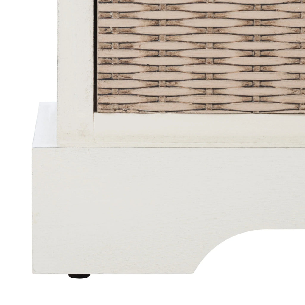 SAFAVIEH Fiorello minderli, 3 çekmeceli depolama pufu - 47.3 W x 15 L x 19 H - 47Wx15Dx19H