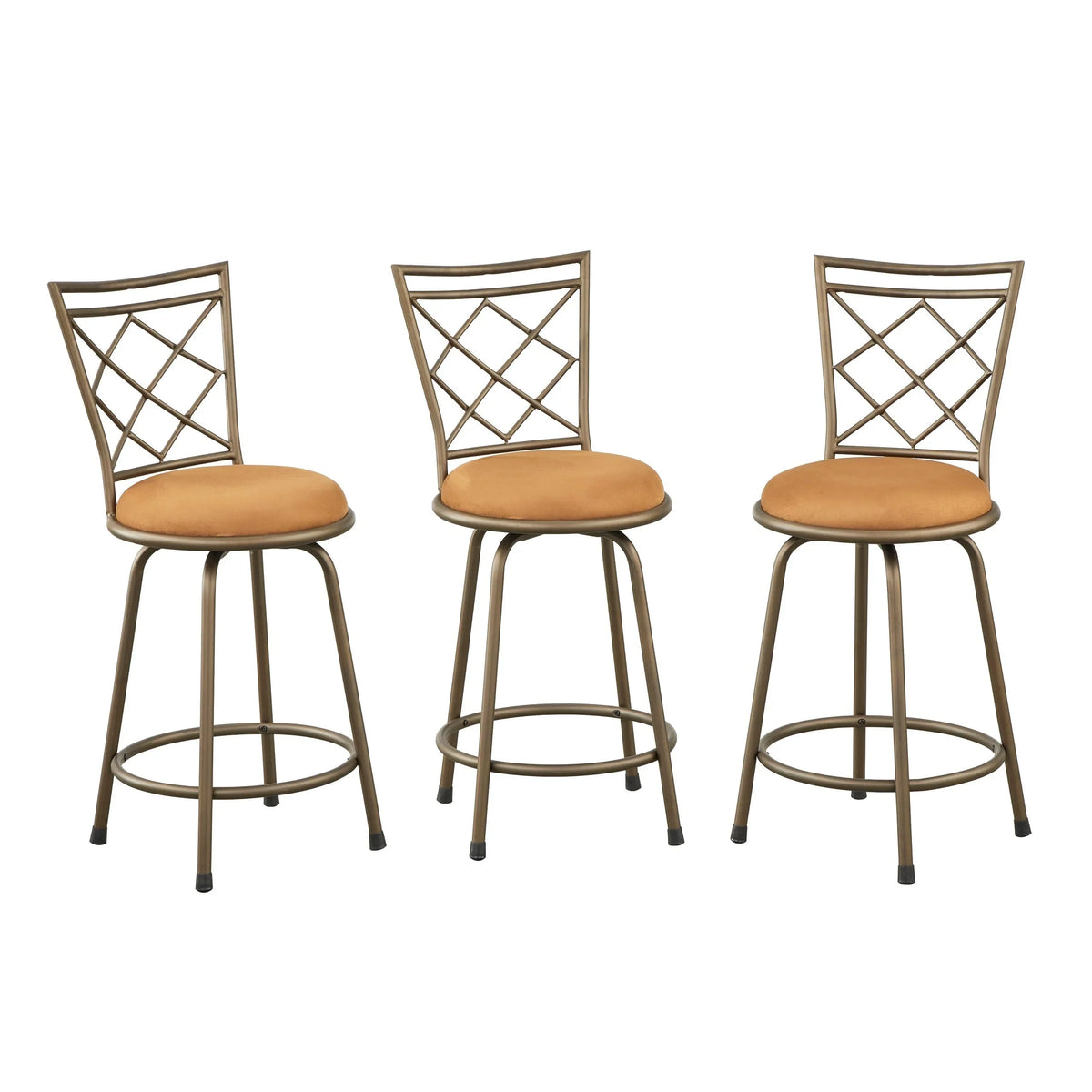 Simple Living Alyssa adjustable-height swivel stools (set of 3)