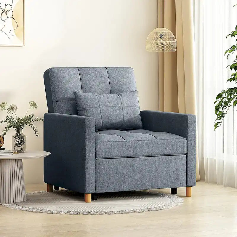Fauteuil convertible 3-en-1 AECOJOY avec coussin et dossier réglable
