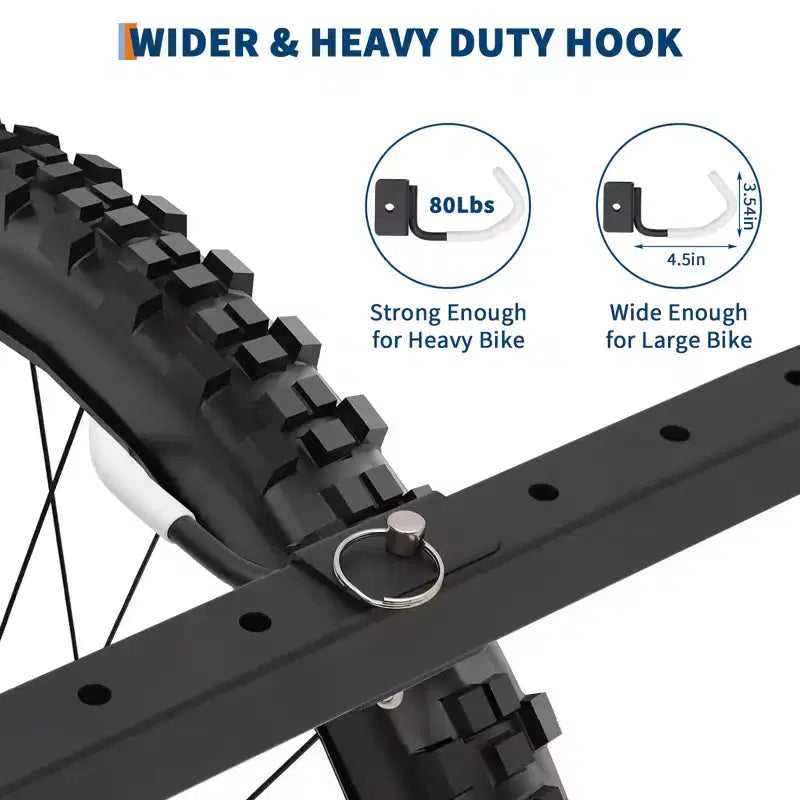 Vrijstaand opbergrek voor 5 fietsen met een draagvermogen van 300 lb, stevig rek voor het veilig en stabiel stallen van fietsen in de voor- en achtertuin
