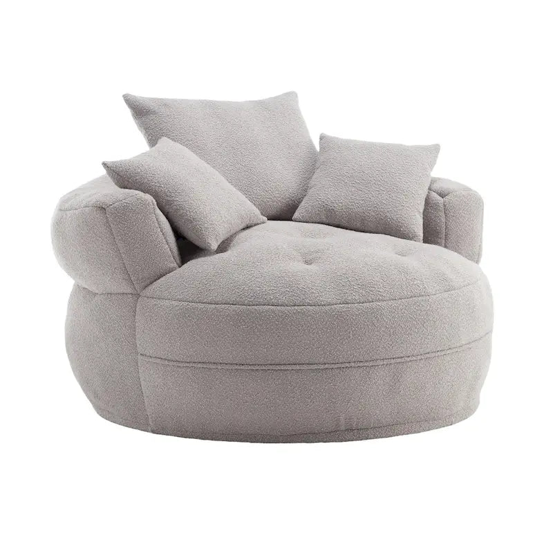 Fauteuil rond paresseux ?C blanc/bleu/gris/jaune/orange/rouge rosé/bleu marine/vert, une ou deux places