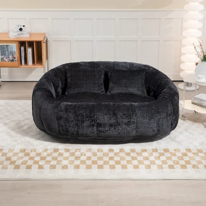 GDFStudio – Laurel Chenille-Sofa für 2 Personen mit hochdichtem Schaumstoff und übergroßem Komfort