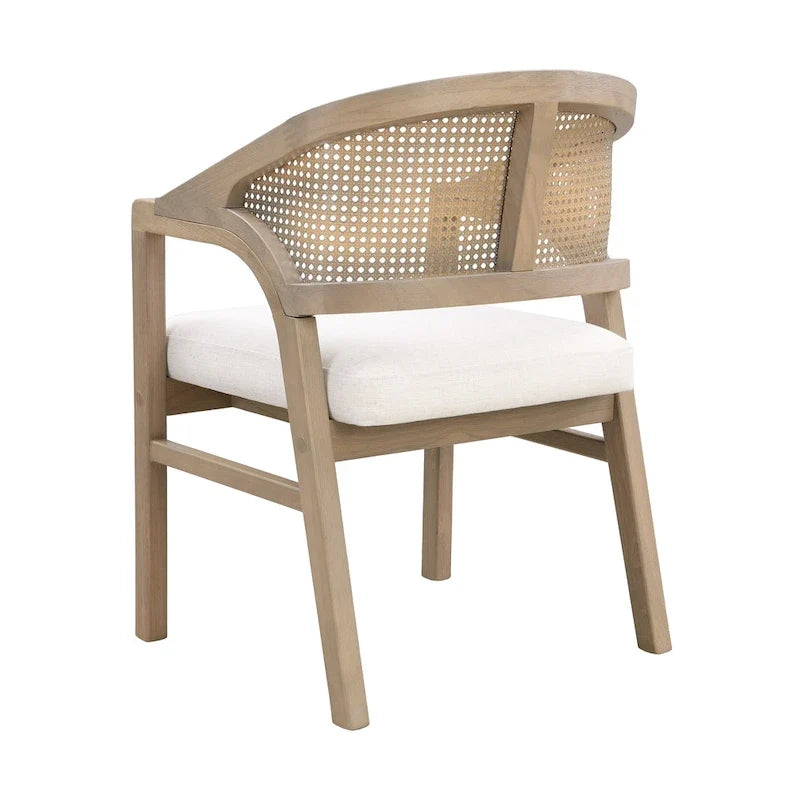 Christopher Knight Home - Eetkamerstoel met rieten bekleding (set van 2)