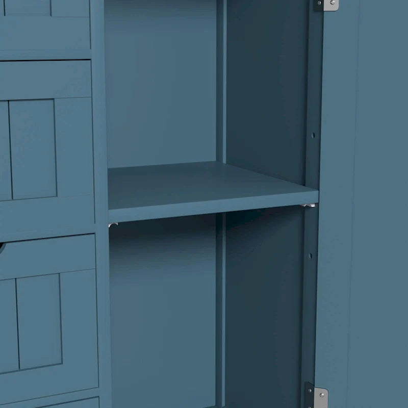 VEIKOUS-vloerkast voor de badkamer met 4 laden