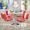 Simple Living Raleigh Retro-5-teiliges Esszimmer-Set