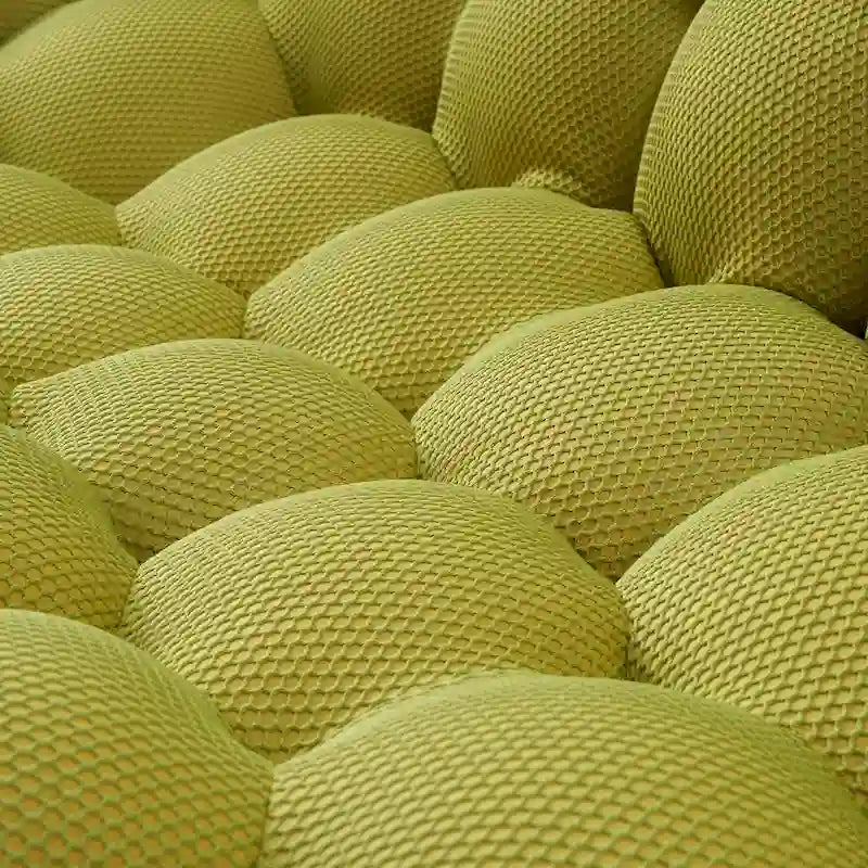 2-istuttava kuplamainen kaareva löhösohva, hunajakennokuvioinen 3D-kangaspäällinen, olohuoneeseen, salonkiin tai asuntoon