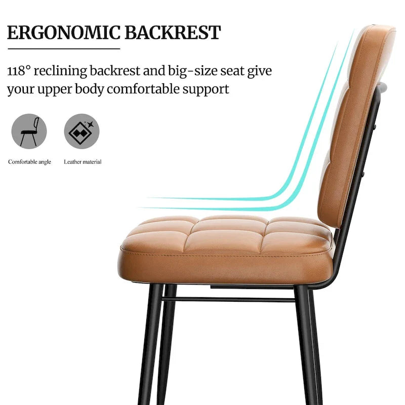 Moderne eetkamerstoelen, set van 2/4/6/8, gestoffeerde keukenstoelen met dik kussen voor de eetkamer