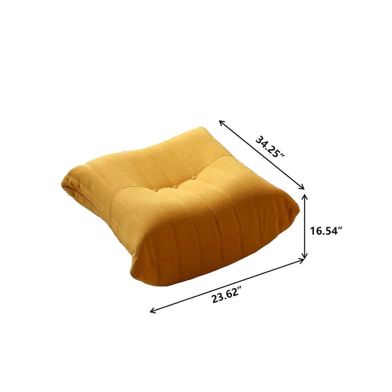 Zachte vloersofa, luie zitzakstoel voor de woonkamer