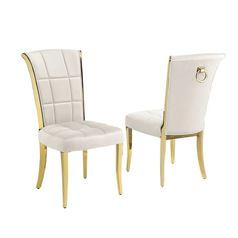 Ensemble de salle à manger rond Best Quality Furniture D325-SC324-7 de 5 pièces