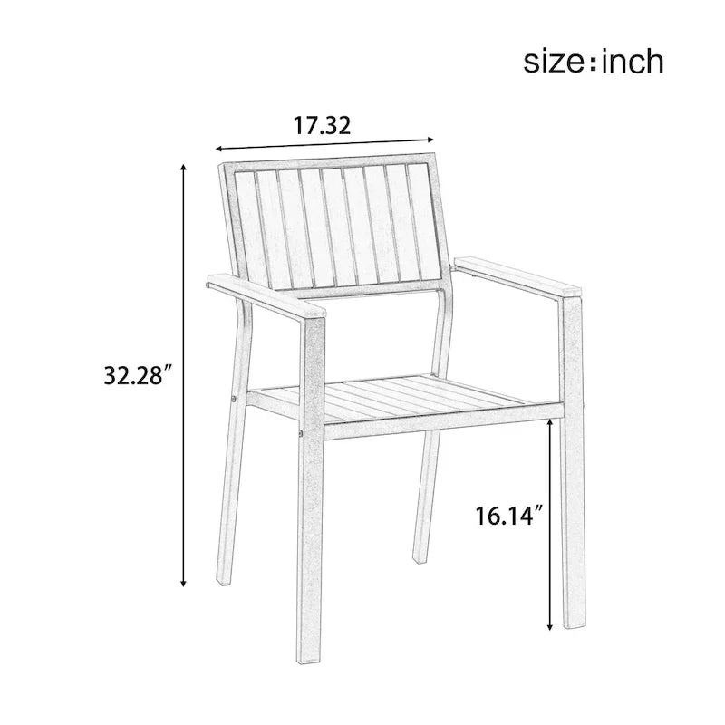 7-teiliges ausziehbares Esszimmer-Set mit ausziehbarem Tisch und 6 Armlehnstühlen